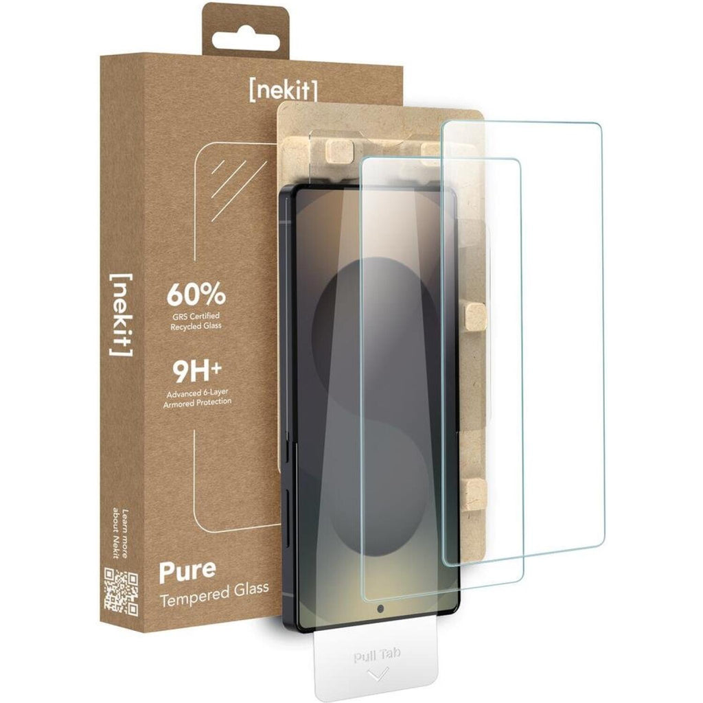 Tempered Glass Samsung Galaxy S25 Ultra Nekit Pure Premium Ανθεκτικό 9Η+ Αντιχαρακτικό Γυαλί Προστασίας Οθόνης με Απλικατέρ 2