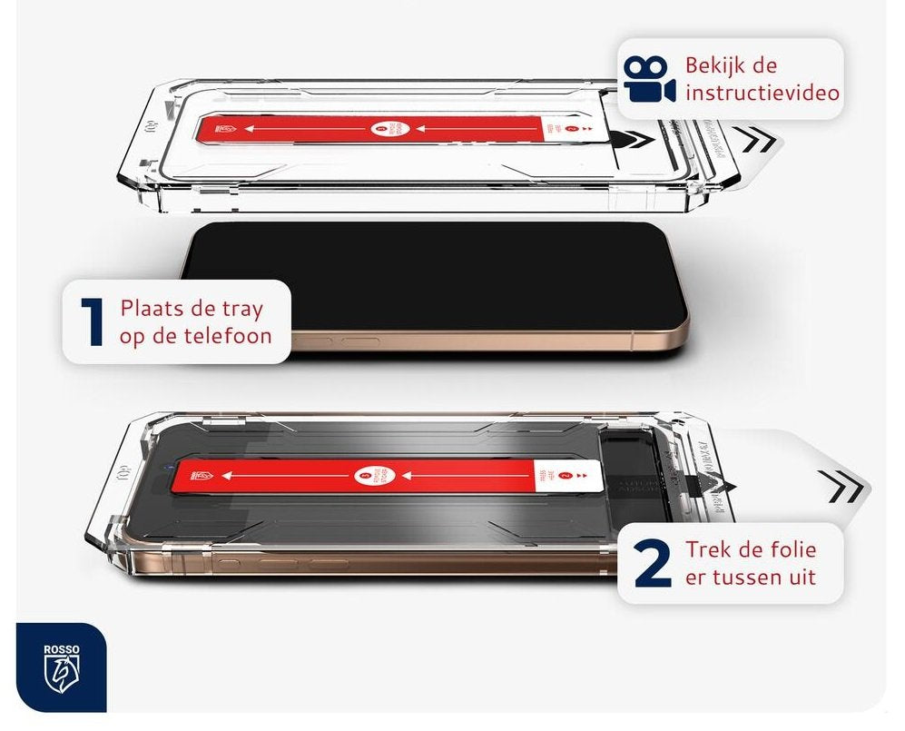 Tempered Glass Samsung Galaxy S25 Ultra Rosso Αντιχαρακτικό Γυαλί Προστασίας Οθόνης - Clear (8719246471643)