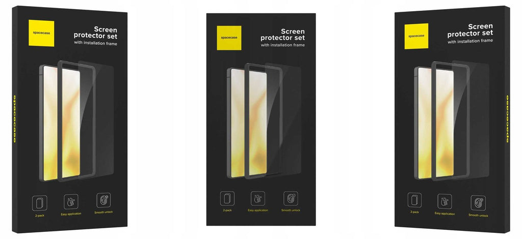 Tempered Glass Samsung Galaxy S25 Ultra Spacecase Set Αντιχαρακτικό Γυαλί Προστασίας Οθόνης 2 Τεμάχια - Clear (5905719117689)
