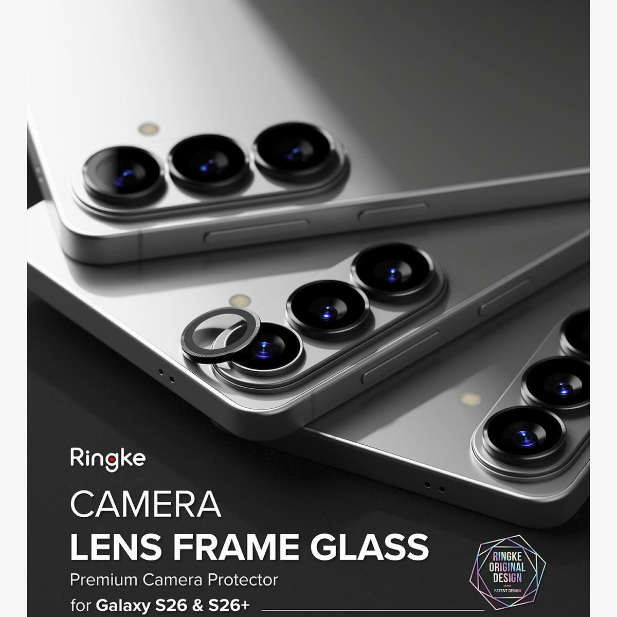 Tempered Glass Samsung Galaxy S26 / S26 Plus Ringke Camera Lens Frame Glass Αντιχαρακτικό Γυαλί Προστασίας για Φακό Κάμερας 2