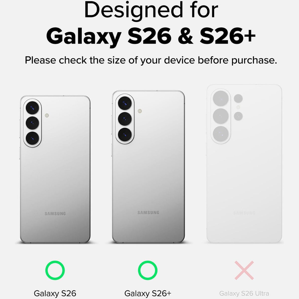 Tempered Glass Samsung Galaxy S26 / S26 Plus Ringke Camera Lens Frame Glass Αντιχαρακτικό Γυαλί Προστασίας για Φακό Κάμερας 2