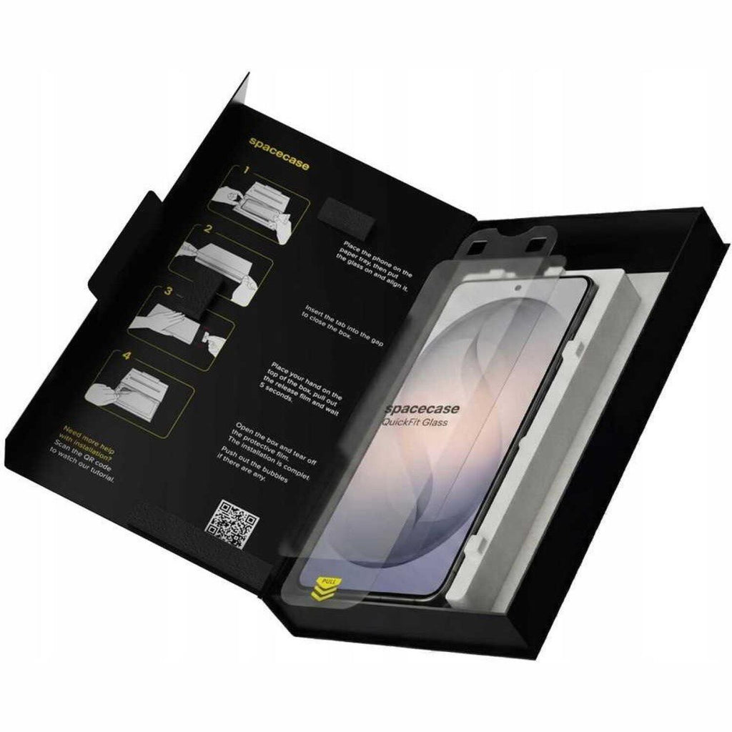 Tempered Glass Samsung Galaxy S26 Plus Spacecase QuickFit Glass Αντιχαρακτικό Γυαλί Προστασίας Οθόνης με Απλικατέρ QuickFit 2