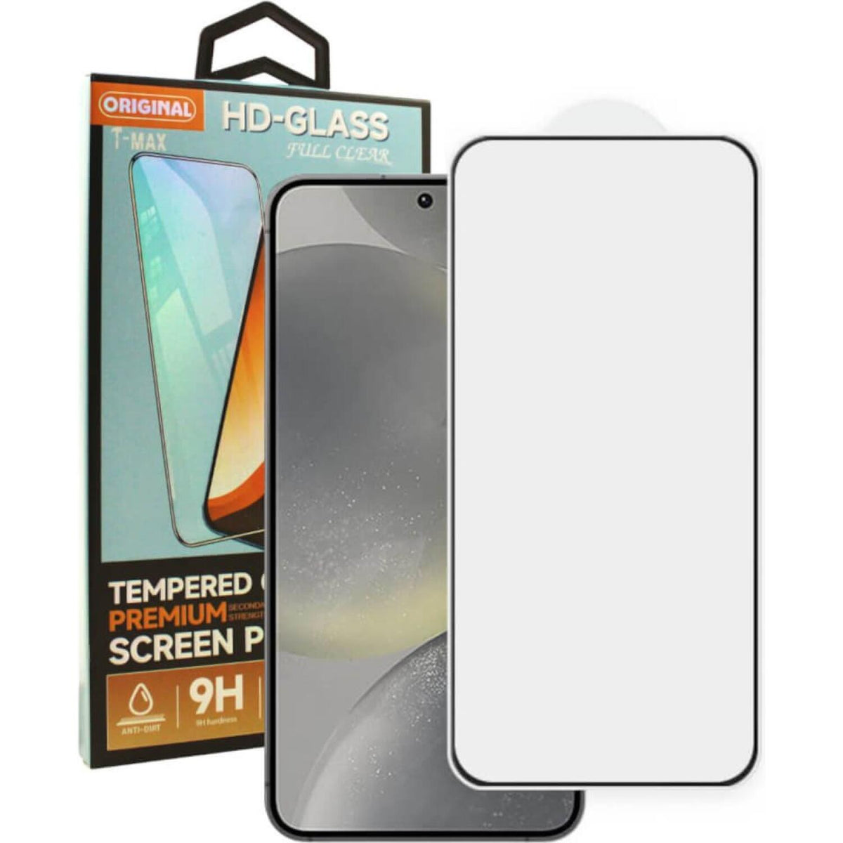 Tempered Glass Samsung Galaxy S26 Plus T-Max Premium Full Glue Αντιχαρακτικό Γυαλί Προστασίας Οθόνης - Black (5206015086519)