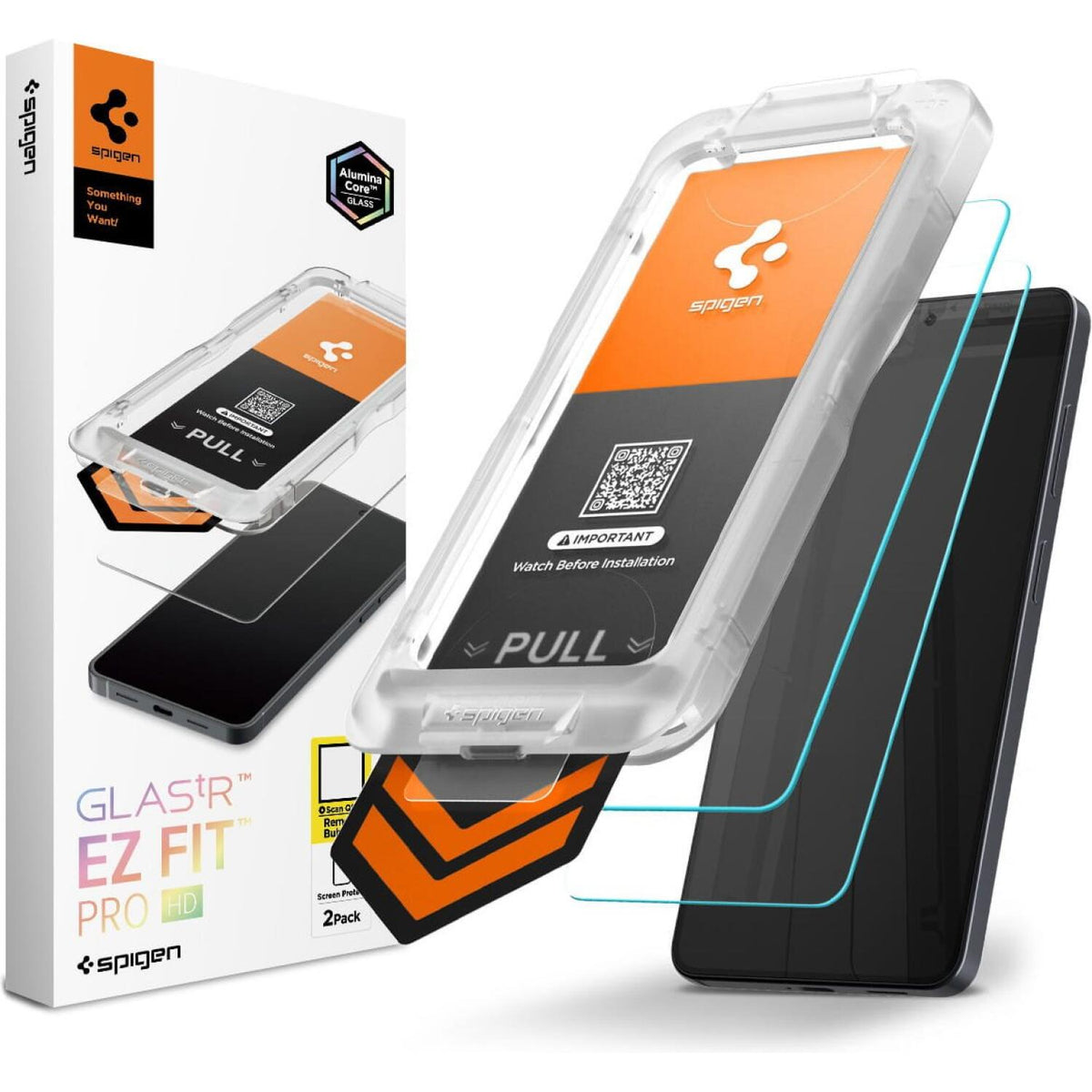 Tempered Glass Samsung Galaxy S26 Spigen GLAS.tR EZ Fit Pro HD AluminaCore 10H+ Ανθεκτικό Αντιχαρακτικό Γυαλί Προστασίας Οθόν