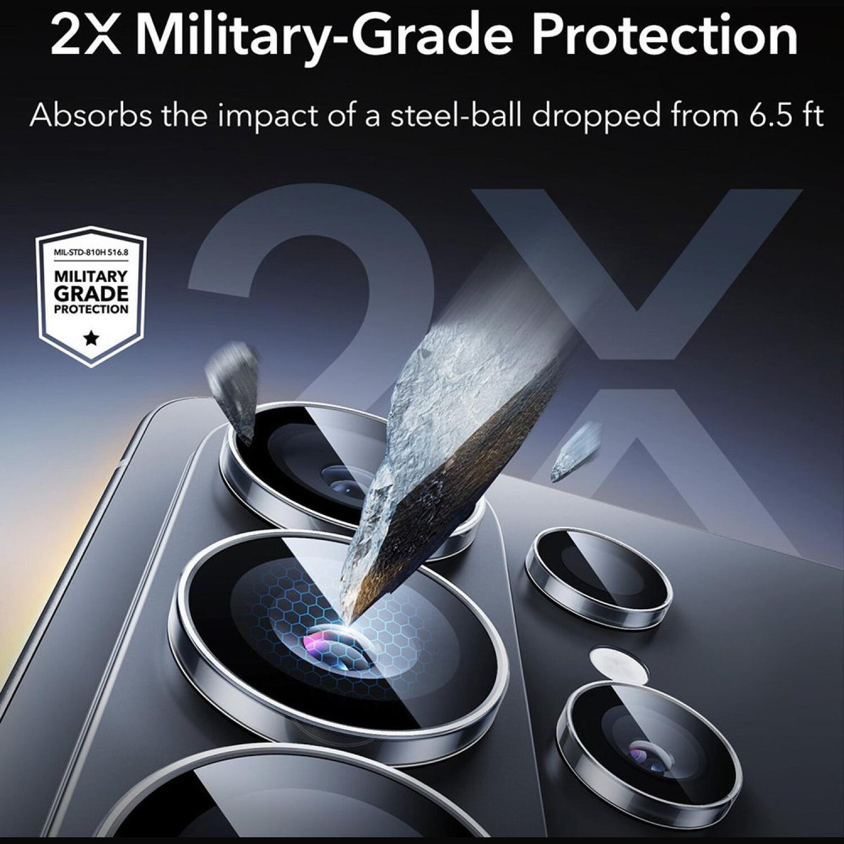 Tempered Glass Samsung Galaxy S26 Ultra ESR Armorite Camera Lens Protectors Αντιχαρακτικό Γυαλί Προστασίας για Φακό Κάμερας -