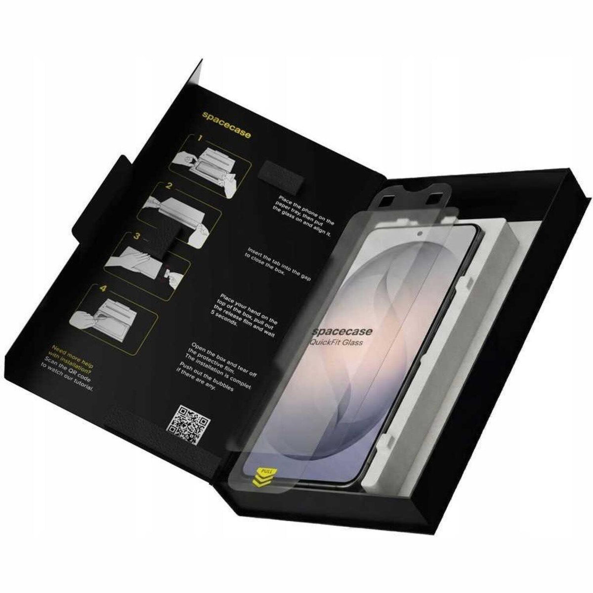 Tempered Glass Samsung Galaxy S26 Ultra Spacecase QuickFit Glass Αντιχαρακτικό Γυαλί Προστασίας Οθόνης με Απλικατέρ QuickFit 
