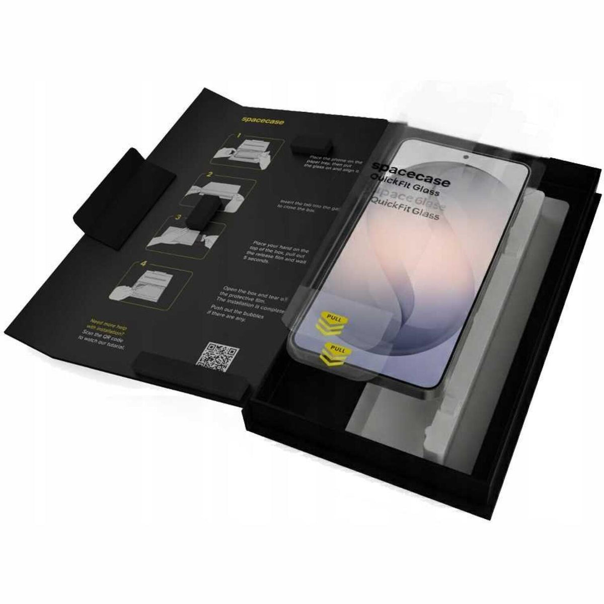 Tempered Glass Samsung Galaxy S26 Ultra Spacecase QuickFit Glass Αντιχαρακτικό Γυαλί Προστασίας Οθόνης με Απλικατέρ QuickFit 