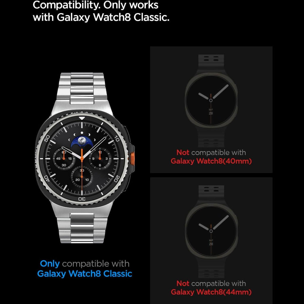 Tempered Glass Samsung Galaxy Watch 8 Classic 46mm Spigen GLAS.tR EZ Fit Αντιχαρακτικό Γυαλί Προστασίας Οθόνης 2 Τεμάχια - Cl