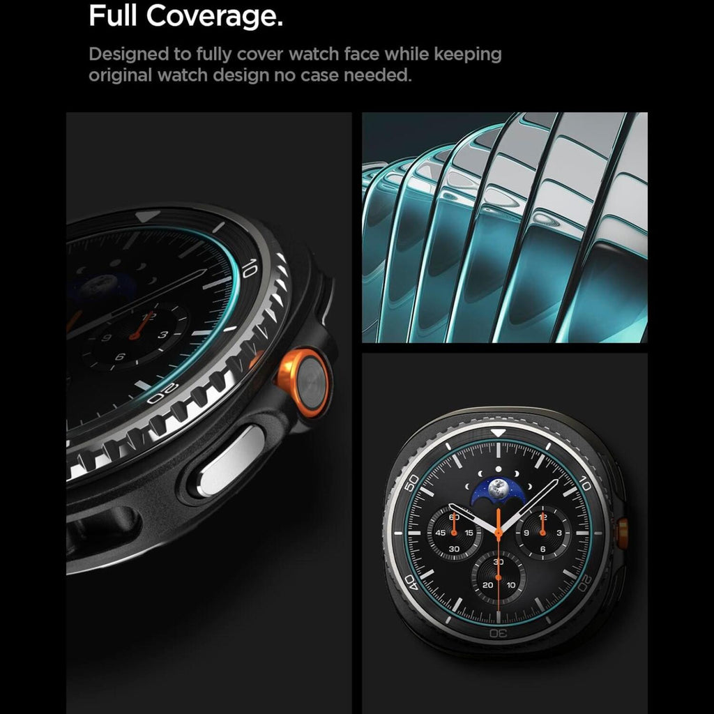 Tempered Glass Samsung Galaxy Watch 8 Classic 46mm Spigen GLAS.tR EZ Fit Αντιχαρακτικό Γυαλί Προστασίας Οθόνης 2 Τεμάχια - Cl