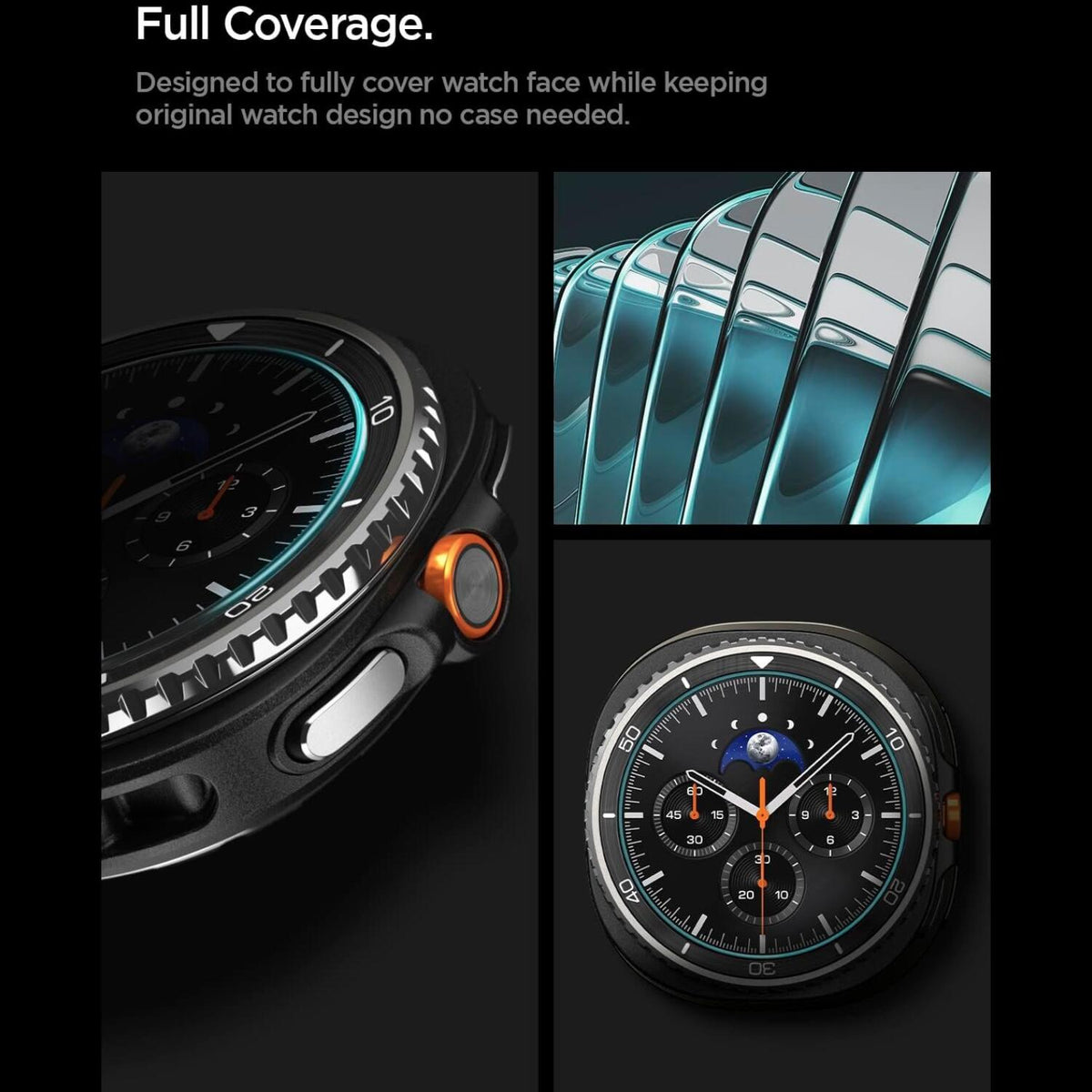 Tempered Glass Samsung Galaxy Watch 8 Classic 46mm Spigen GLAS.tR EZ Fit Αντιχαρακτικό Γυαλί Προστασίας Οθόνης 2 Τεμάχια - Cl