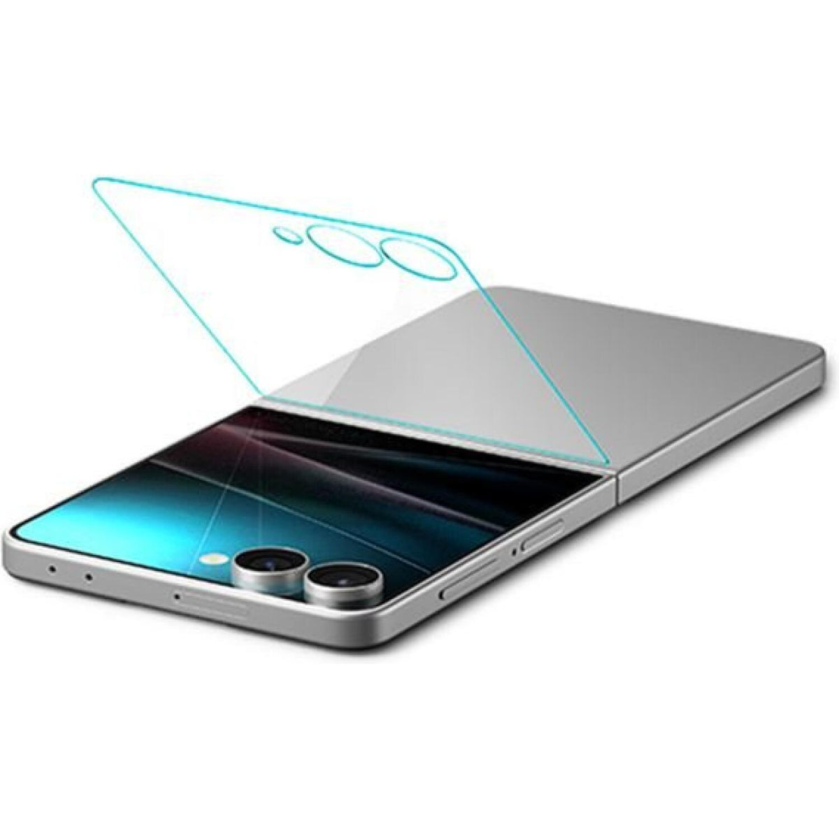 Tempered Glass Samsung Galaxy Z Flip7 Spigen GLAS.tR EZ Fit HD Αντιχαρακτικό Γυαλί Προστασίας Εξωτερικής Μικρής Οθόνης - Clea