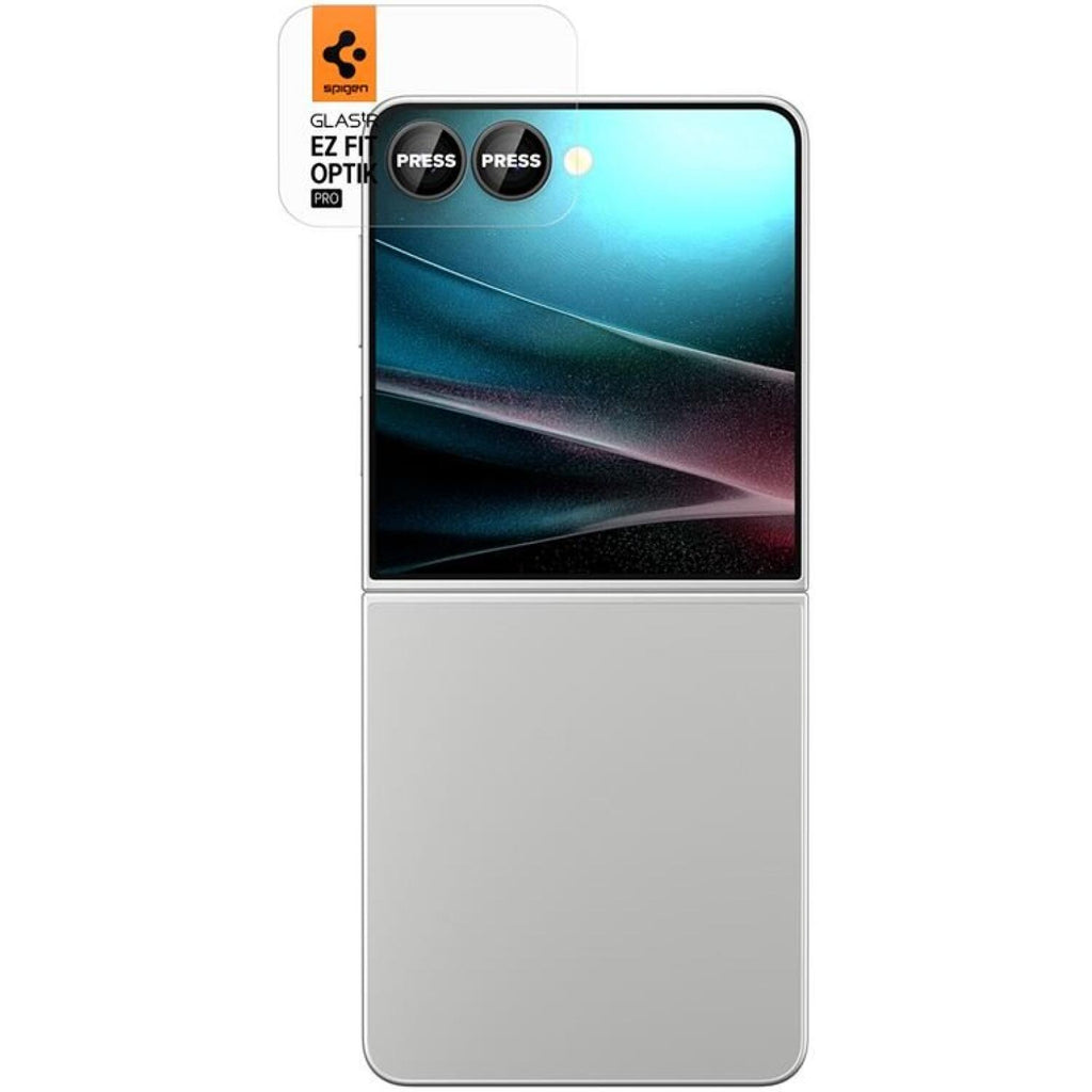 Tempered Glass Samsung Galaxy Z Flip7 Spigen GLAS.tR EZ Fit OPTIK Pro HD Camera Lens Protector Αντιχαρακτικό Γυαλί Προστασίας
