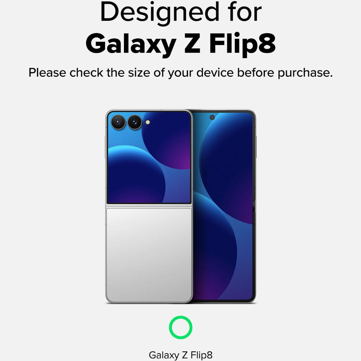 Tempered Glass Samsung Galaxy Z Flip8 Ringke Camera Lens Frame Glass Αντιχαρακτικό Γυαλί Προστασίας για Φακό Κάμερας 2 Τεμάχι