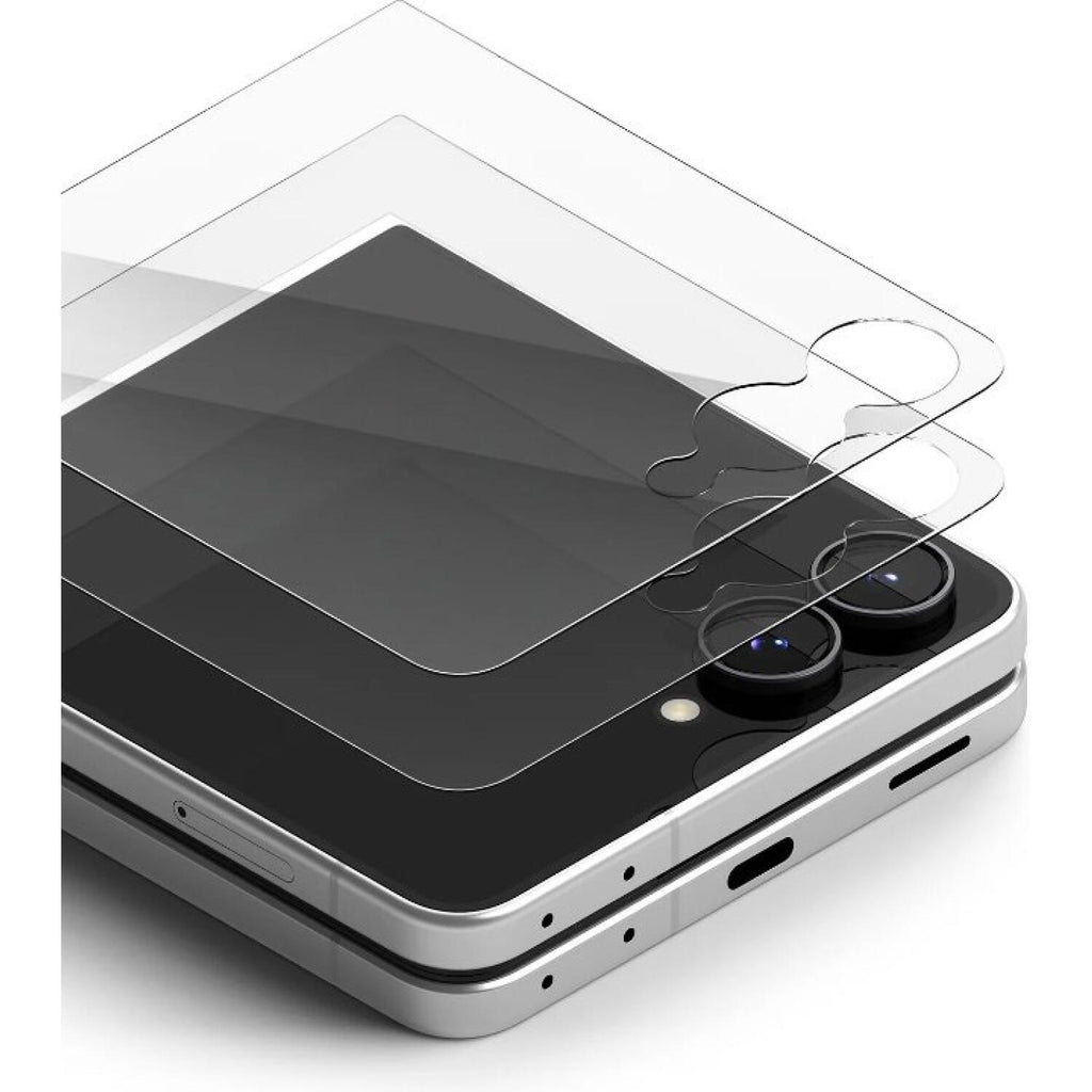 Tempered Glass Samsung Galaxy Z Flip8 Ringke Cover Display Pro Αντιχαρακτικό Γυαλί Προστασίας Εξωτερικής Οθόνης 2 Τεμάχια - C