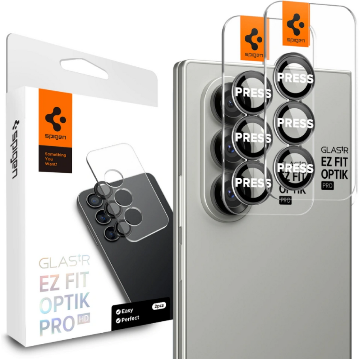 Tempered Glass Samsung Galaxy Z Fold8 Ultra / Z Fold7 Spigen GLAS.tR EZ Fit OPTIK Pro HD Camera Lens Protector Αντιχαρακτικό 