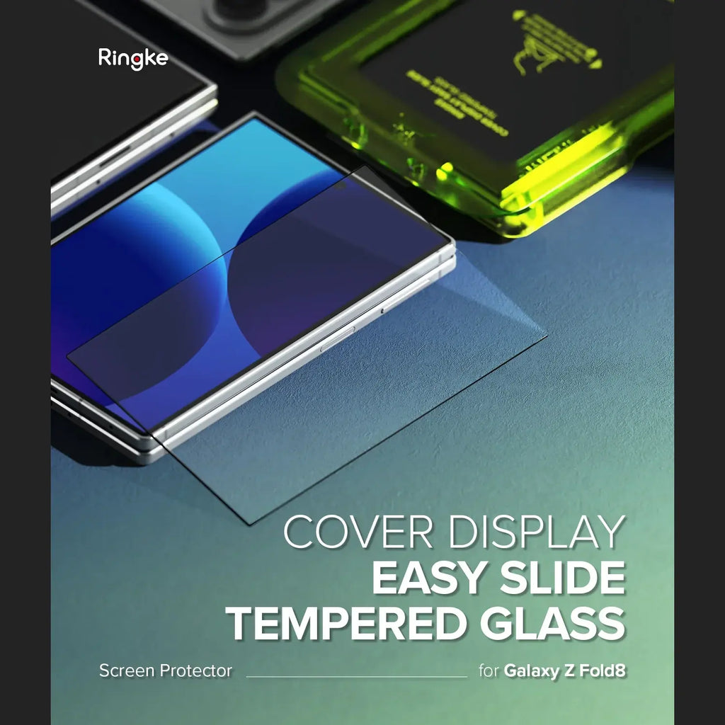 Tempered Glass Samsung Galaxy Z Fold8 Ringke Cover Display Easy Slide Αντιχαρακτικό Γυαλί Προστασίας Εξωτερικής Οθόνης 2 Τεμά