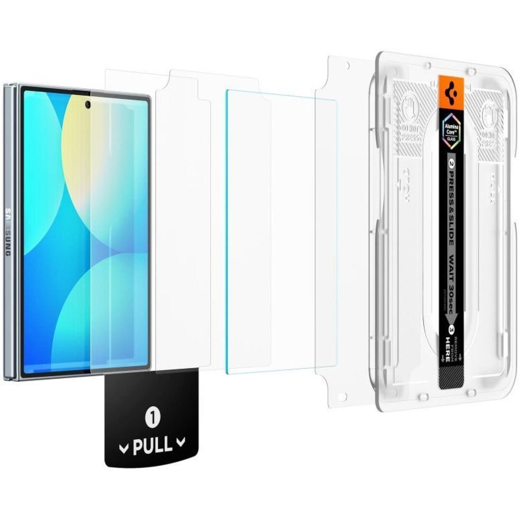 Tempered Glass Samsung Galaxy Z Fold8 Spigen GLAS.tR EZ Fit Pro HD AluminaCore 10H+ Ανθεκτικό Αντιχαρακτικό Γυαλί Προστασίας 