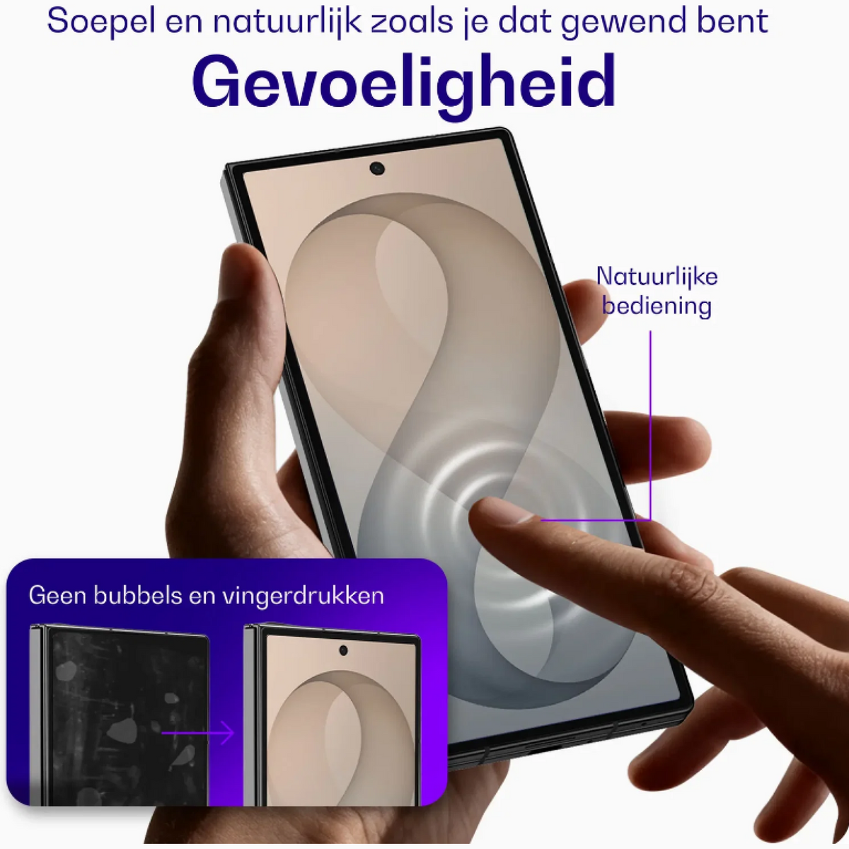 Tempered Glass Samsung Galaxy Z Fold8 Ultra Buddi Easy Fit Full Face Αντιχαρακτικό Γυαλί Προστασίας Εξωτερικής Οθόνης 2 Τεμάχ