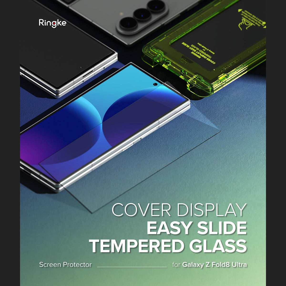 Tempered Glass Samsung Galaxy Z Fold8 Ultra Ringke Easy Slide Αντιχαρακτικό Γυαλί Προστασίας Εξωτερικής Οθόνης 2 Τεμάχια - Cl