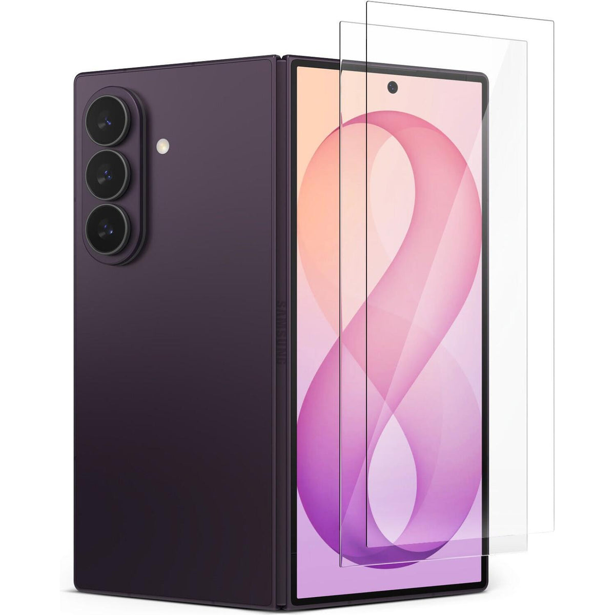 Tempered Glass Samsung Galaxy Z Fold8 Ultra Ringke Easy Slide Αντιχαρακτικό Γυαλί Προστασίας Εξωτερικής Οθόνης 2 Τεμάχια - Cl