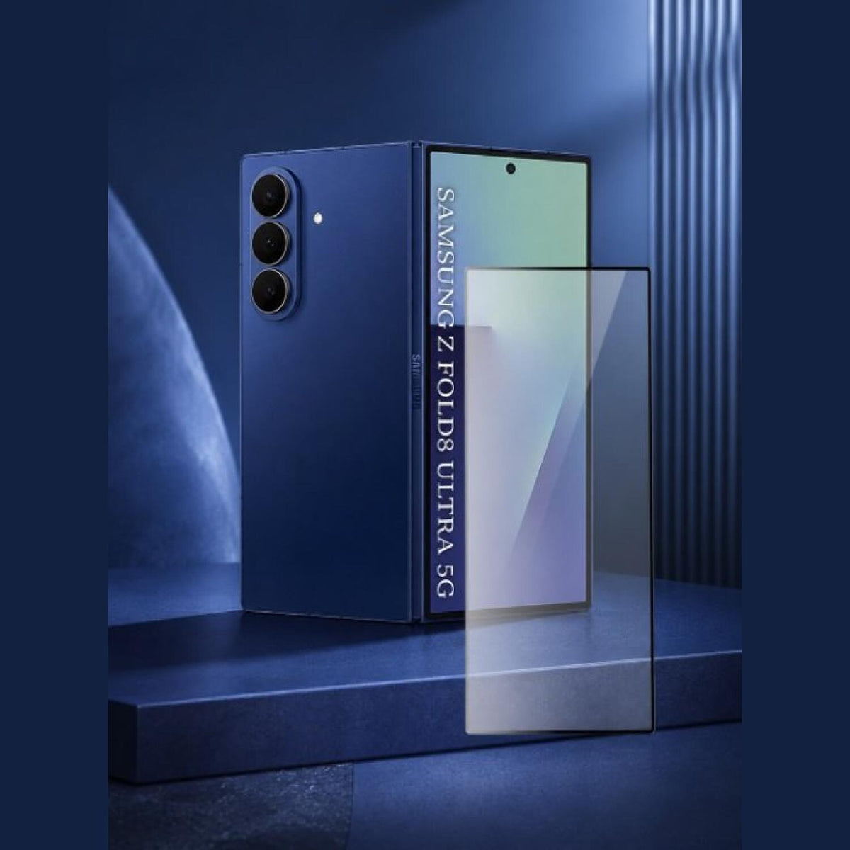 Tempered Glass Samsung Galaxy Z Fold8 Ultra Techsuit 111D Full Glue Full Face Αντιχαρακτικό Γυαλί Προστασίας Εξωτερικής Οθόνη