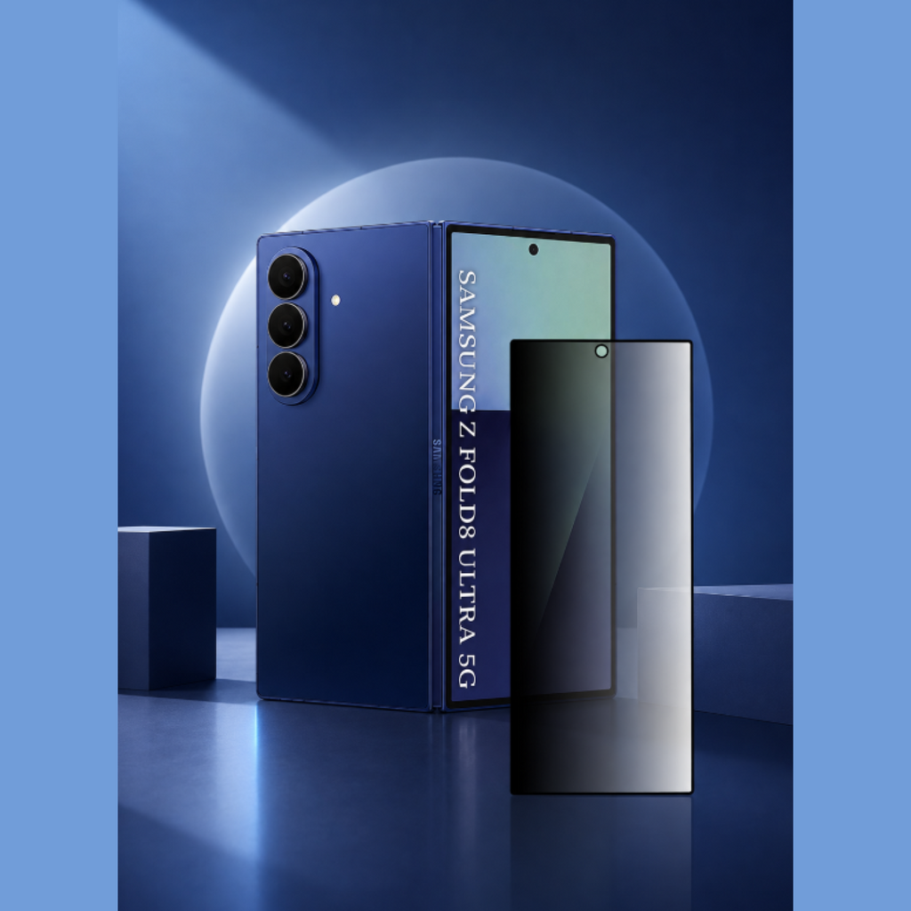 Tempered Glass Samsung Galaxy Z Fold8 Ultra Techsuit 111D Privacy Full Glue Full Face Αντιχαρακτικό Γυαλί Προστασίας Απορρήτο