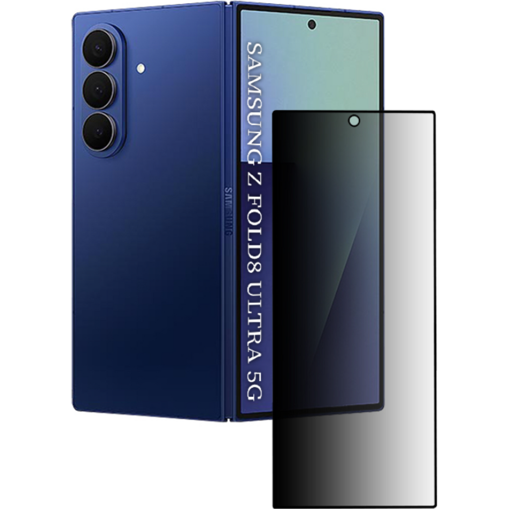 Tempered Glass Samsung Galaxy Z Fold8 Ultra Techsuit 111D Privacy Full Glue Full Face Αντιχαρακτικό Γυαλί Προστασίας Απορρήτο
