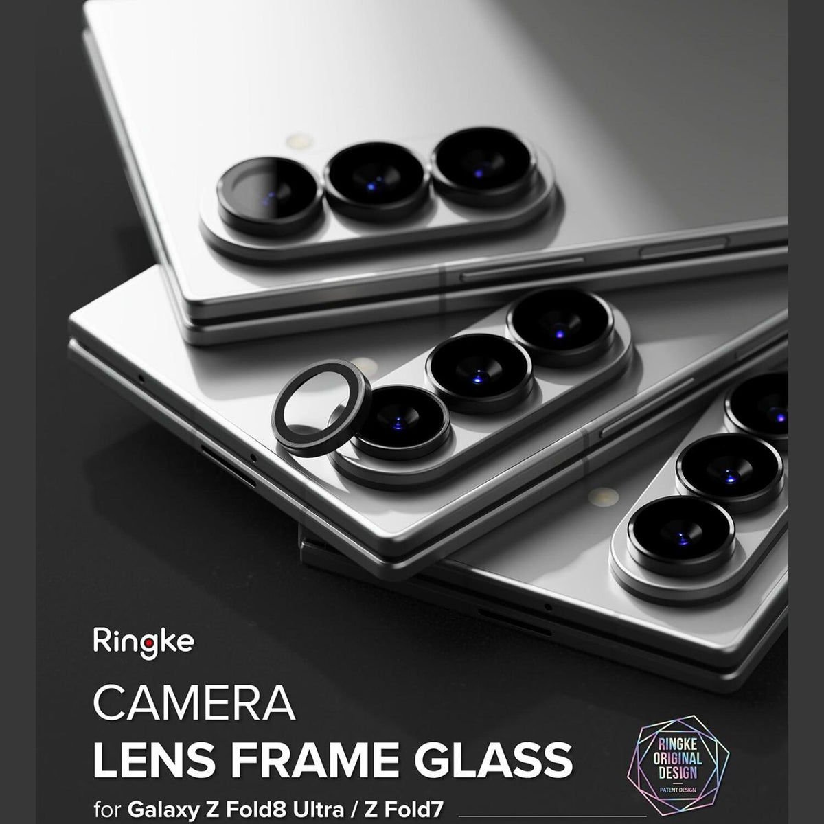 Tempered Glass Samsung Galaxy Z Fold8 Ultra / Z Fold7 Ringke Camera Lens Frame Glass Αντιχαρακτικό Γυαλί Προστασίας για Φακό 