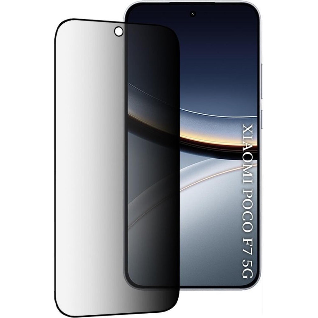 Tempered Glass Xiaomi Poco F7 Techsuit 111D Privacy Full Glue Full Face Αντιχαρακτικό Γυαλί Προστασίας Απορρήτου Οθόνης - Bla