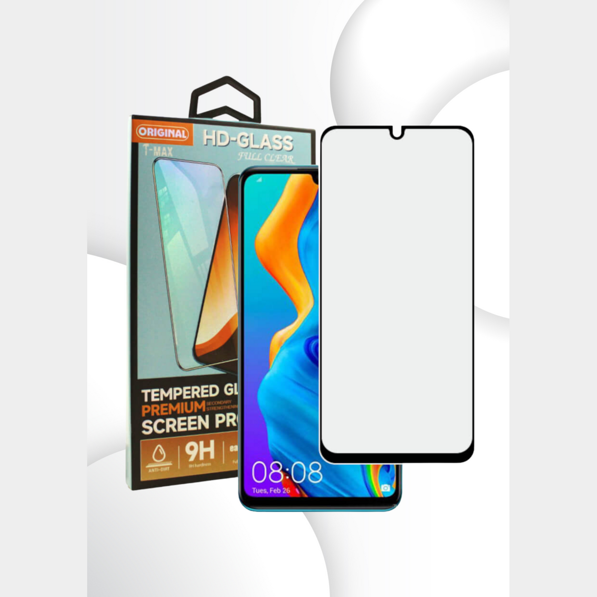 Tempered Glass Xiaomi Redmi 15C 5G T-Max Premium Full Glue Αντιχαρακτικό Γυαλί Προστασίας Οθόνης - Black (5206015085369)