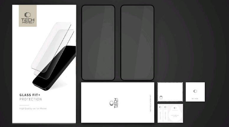 Tempered Glass Xiaomi Redmi Note 14 5G / Redmi Note 14 4G / Poco M7 Pro 5G Tech-Protect Glass Fit+ FullFace Αντιχαρακτικό Γυα
