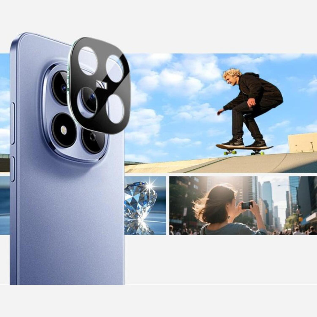 Tempered Glass Xiaomi Redmi Note 15 Pro 4G Techsuit Full Camera Αντιχαρακτικό Γυαλί Προστασίας για Φακό Κάμερας - Black (5949