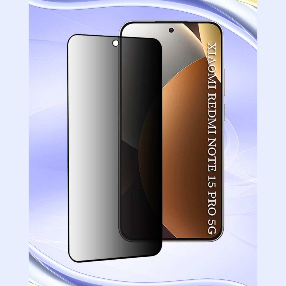 Tempered Glass Xiaomi Redmi Note 15 Pro 5G Techsuit 111D Privacy Full Glue Full Face Αντιχαρακτικό Γυαλί Προστασίας Απορρήτου