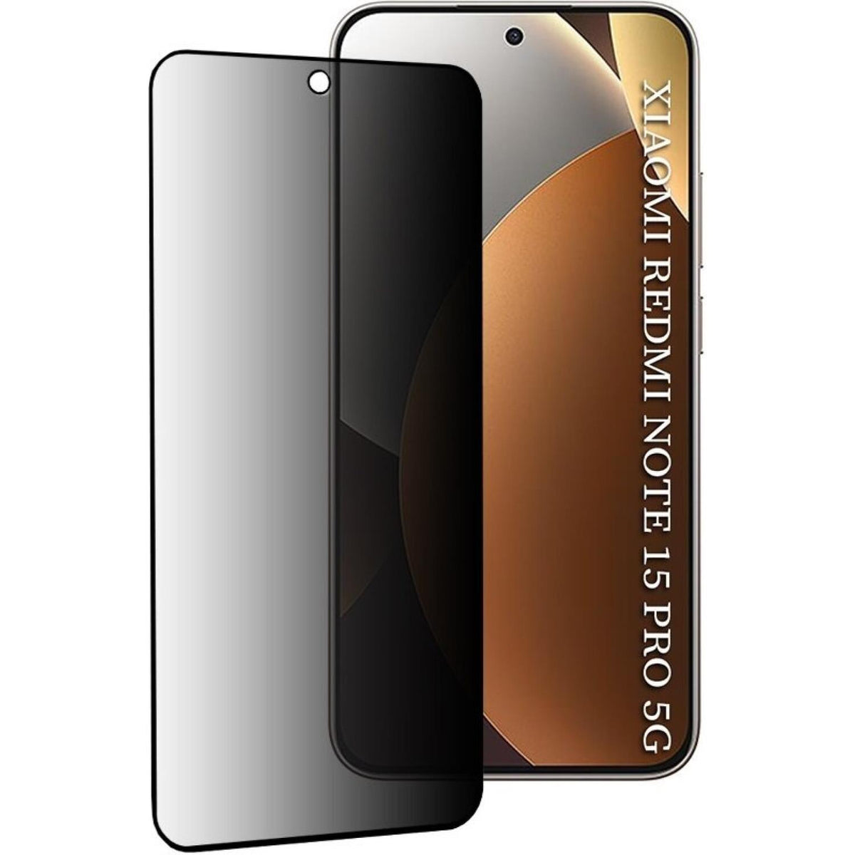 Tempered Glass Xiaomi Redmi Note 15 Pro 5G Techsuit 111D Privacy Full Glue Full Face Αντιχαρακτικό Γυαλί Προστασίας Απορρήτου