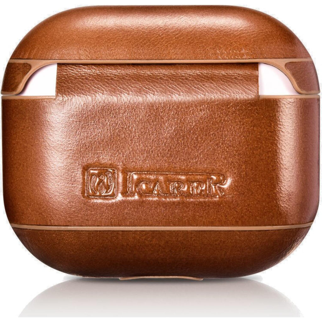 Θήκη AirPods 4th Gen iCarer Vintage Δερμάτινη - Brown (WMAP250901-BN)