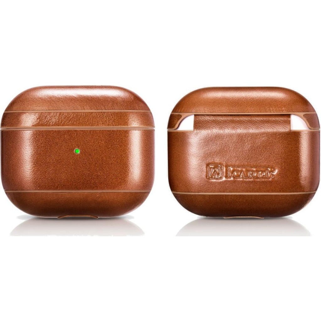 Θήκη AirPods 4th Gen iCarer Vintage Δερμάτινη - Brown (WMAP250901-BN)
