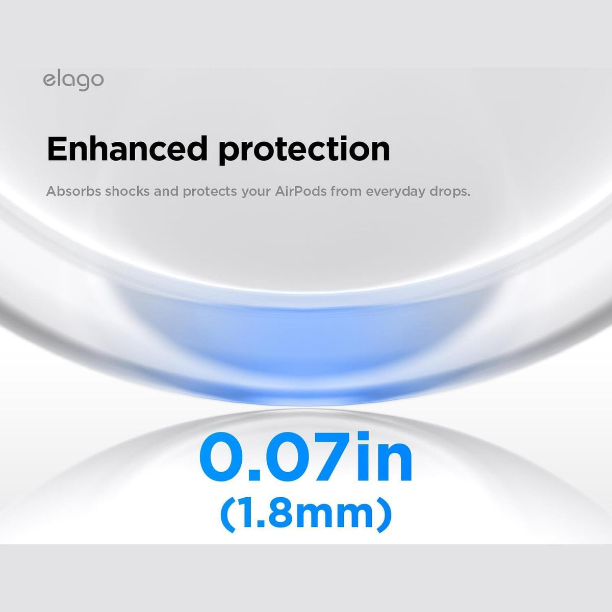 Θήκη AirPods Pro 3rd Gen Elago Clear Hang Case Διάφανη Σιλικόνης - Clear (EAPP3CL-HANG-TR)