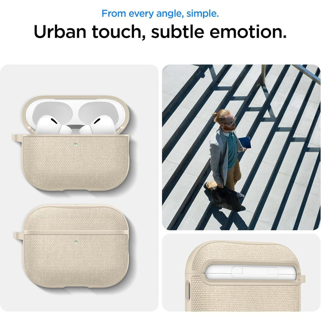 Θήκη AirPods Pro 3rd Gen Spigen Urban Fit Σκληρή - Dune Beige (ACS10020)