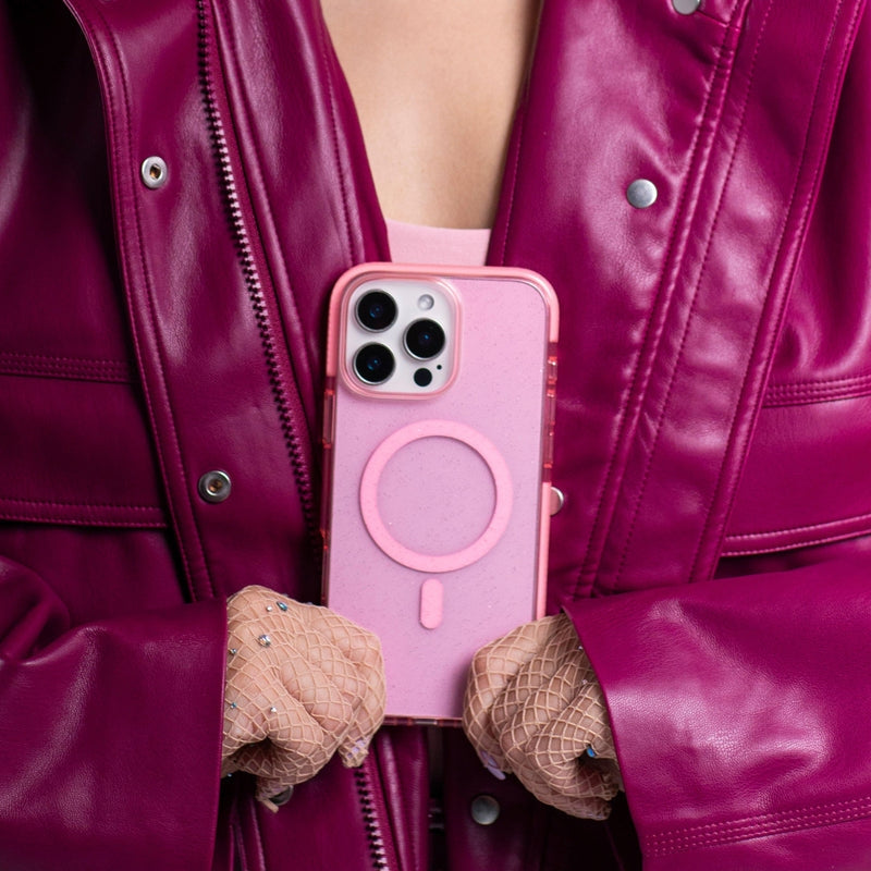 Θήκη Apple iPhone 16 Pro Max - Prodigee Super Star Σκληρή Ανθεκτική Διάφανη με MagSafe - Rose (IPH16P-6.7-SSTR-RSE)