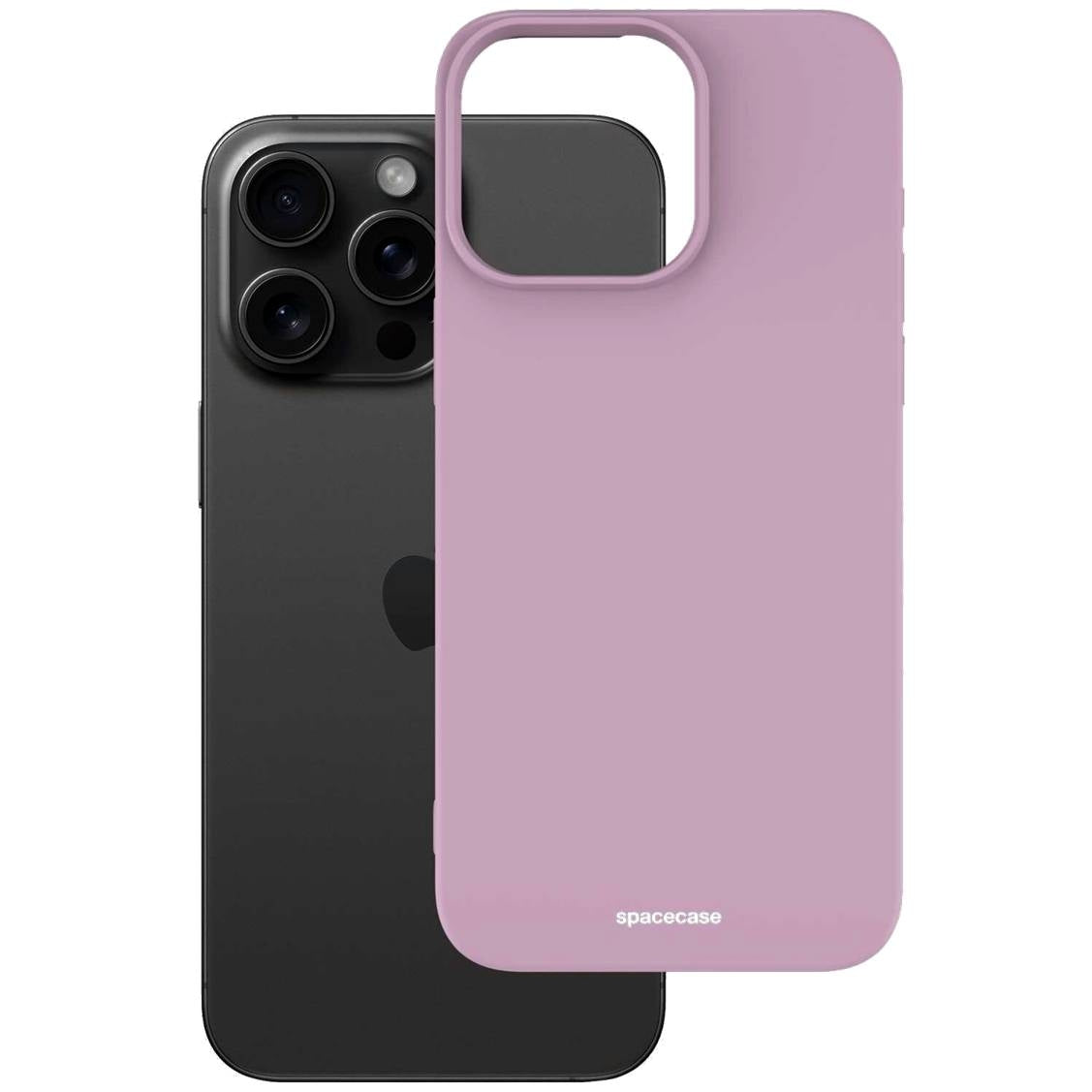 Θήκη Apple iPhone 15 Pro Max Spacecase Silicone Case Σιλικόνης - Lilac (5905719103736)