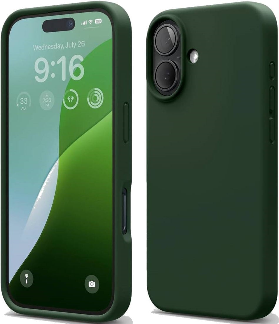 Θήκη Apple iPhone 16 - Elago Silicone Case Premium Σιλικόνης - Alpine Green (ES16SC61-APGR)