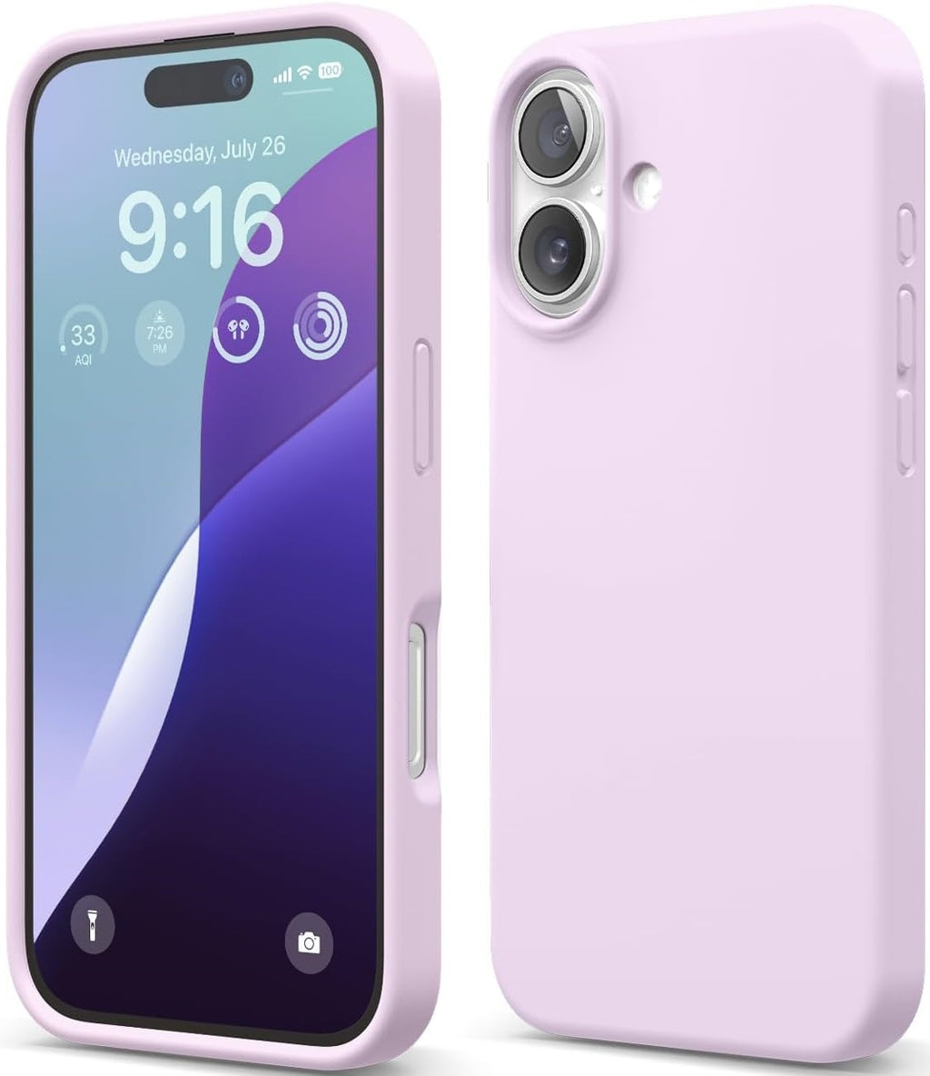 Θήκη Apple iPhone 16 - Elago Silicone Case Premium Σιλικόνης - Light Lilac (ES16SC61-LLIL)