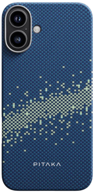Θήκη Apple iPhone 16 - Pitaka StarPeak Tactile Woven MagEZ Case 6 Aramid Fiber Body με MagSafe - 1.04mm - 1500D - Milky Way G