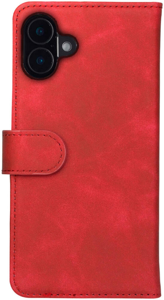 Θήκη Apple iPhone 16 Plus - Rosso Element PU Πορτοφόλι - Red (8719246453892)