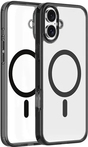 Θήκη Apple iPhone 16 Plus - Vivid MagSafe Hybrid Case Διάφανη με MagSafe - Black (VIMAGACR495BK)