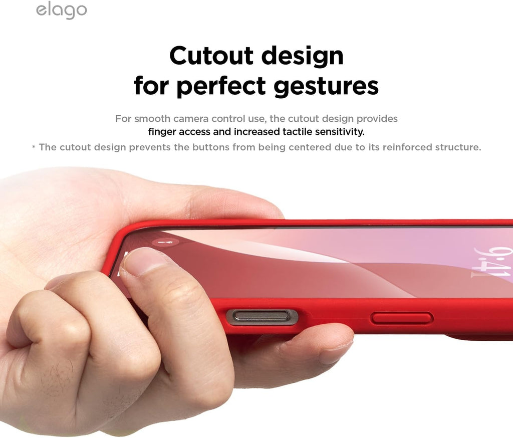Θήκη Apple iPhone 16 Pro - Elago Silicone Case Premium Σιλικόνης - Red (ES16SC63PRO-RD)