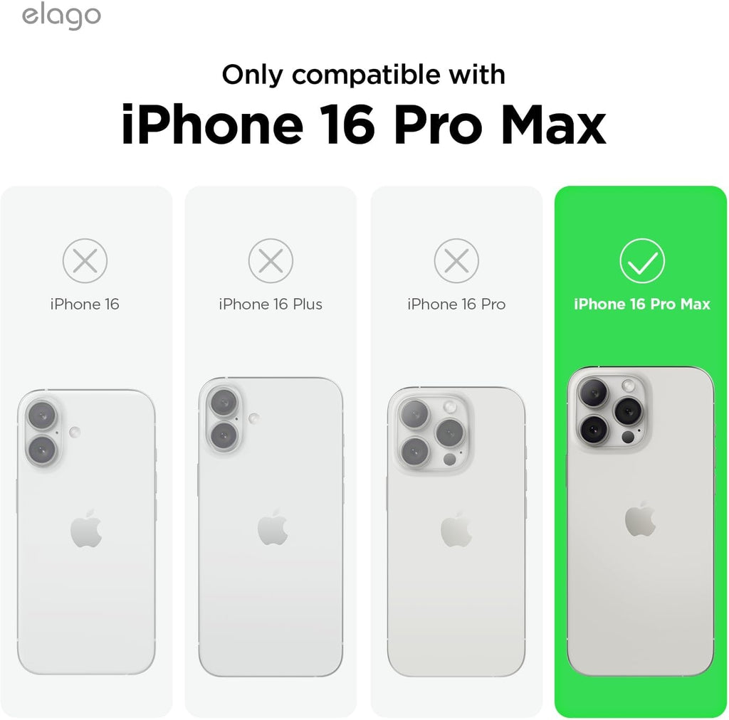 Θήκη Apple iPhone 16 Pro Max - Elago Magnetic Hybrid Ημιδιάφανη Σκληρή με MagSafe - Soft Feeling Clear / Lovely Pink (ES16MSH