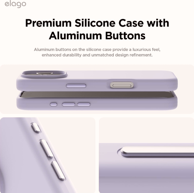 Θήκη Apple iPhone 16 Pro Max - Elago Magnetic Silicone Case Premium Σιλικόνης με MagSafe - Purple (ES16MSSC69PRO-PU)