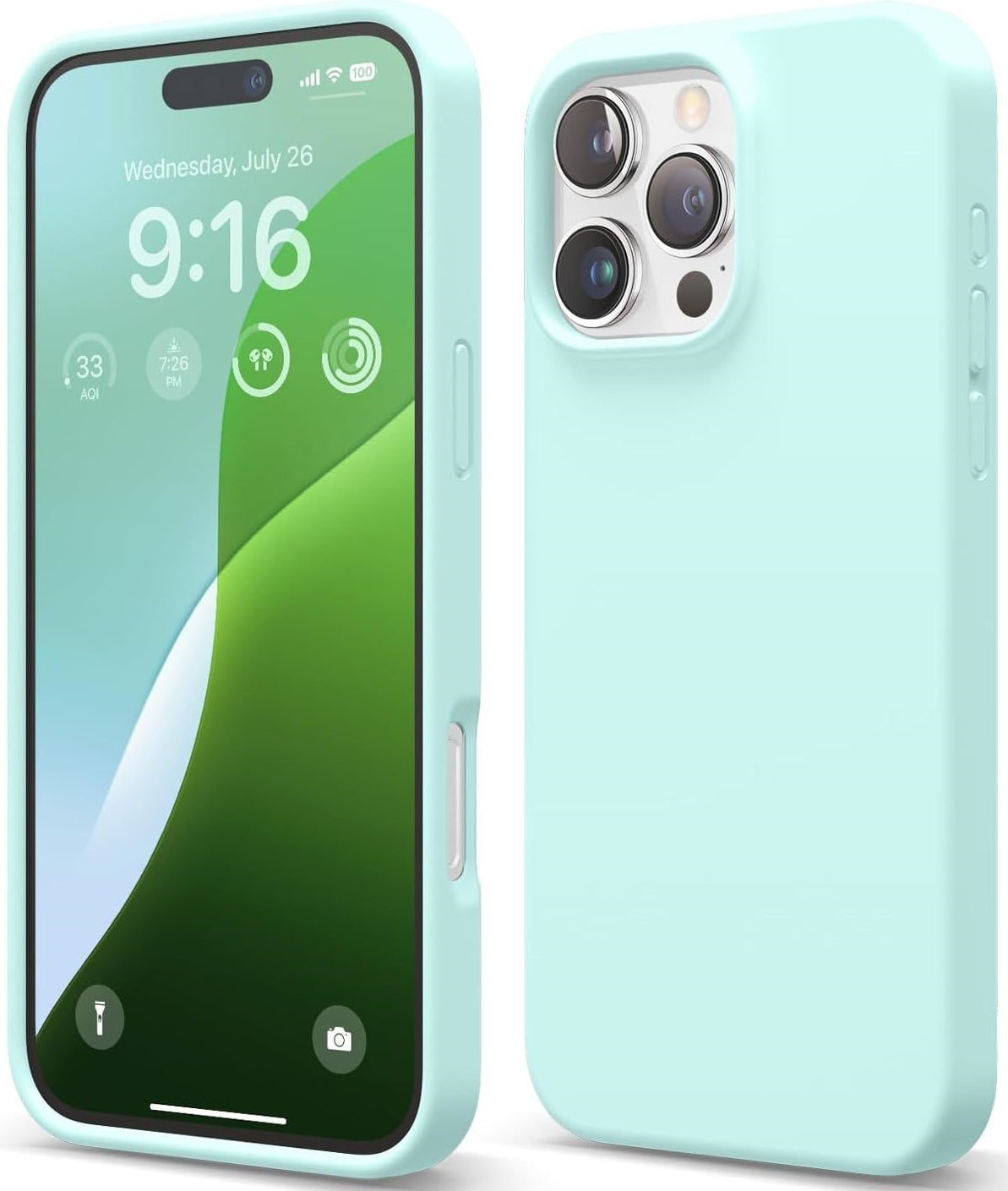 Θήκη Apple iPhone 16 Pro Max - Elago Silicone Case Premium Σιλικόνης - Aqua Sky (ES16SC69PRO-ASKY)