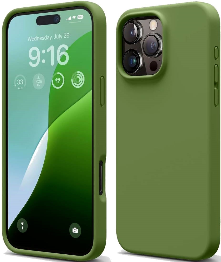 Θήκη Apple iPhone 16 Pro Max - Elago Silicone Case Premium Σιλικόνης - Cedar Green (ES16SC69PRO-CGR)